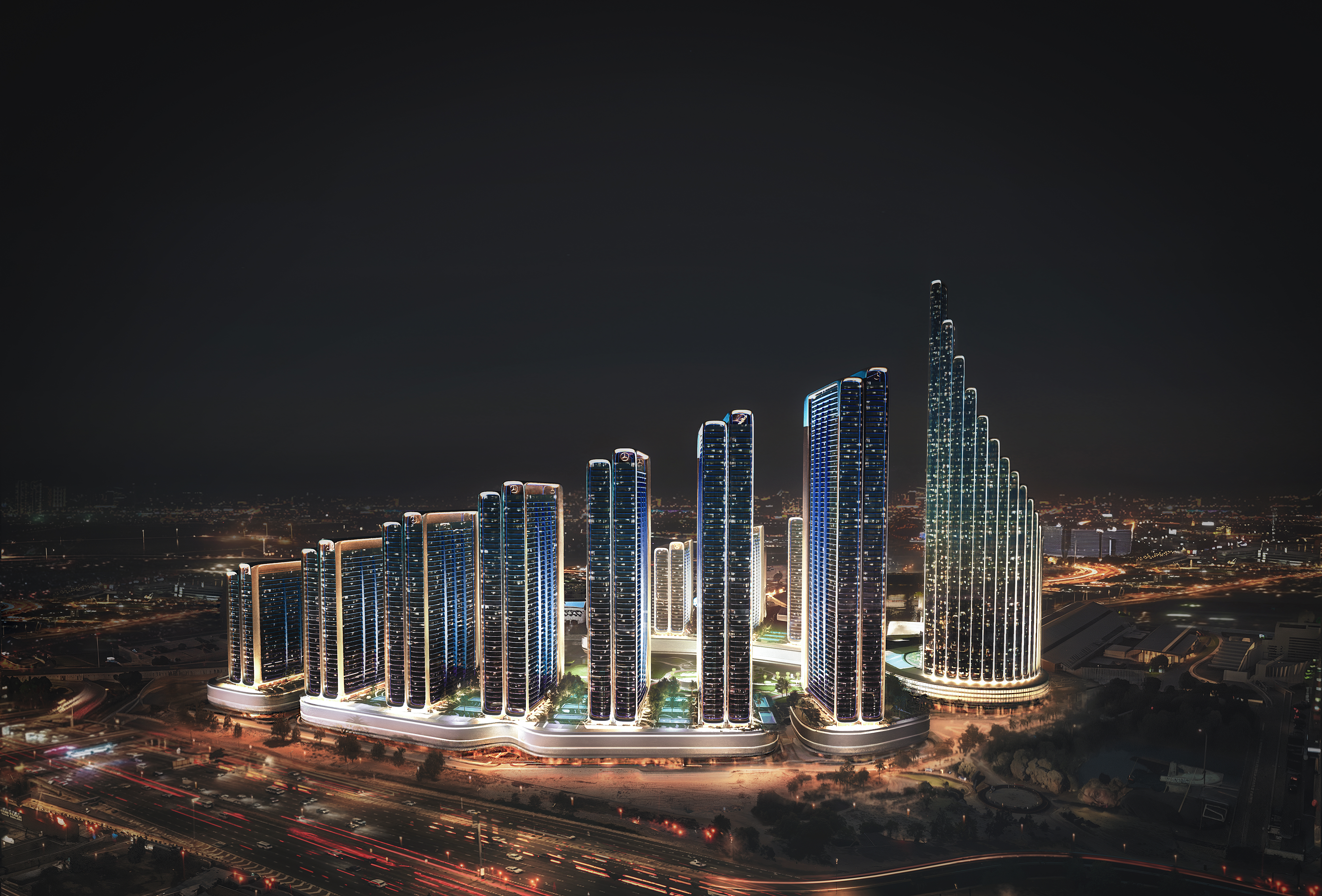 Mercedes Benz Places: Binghatti City