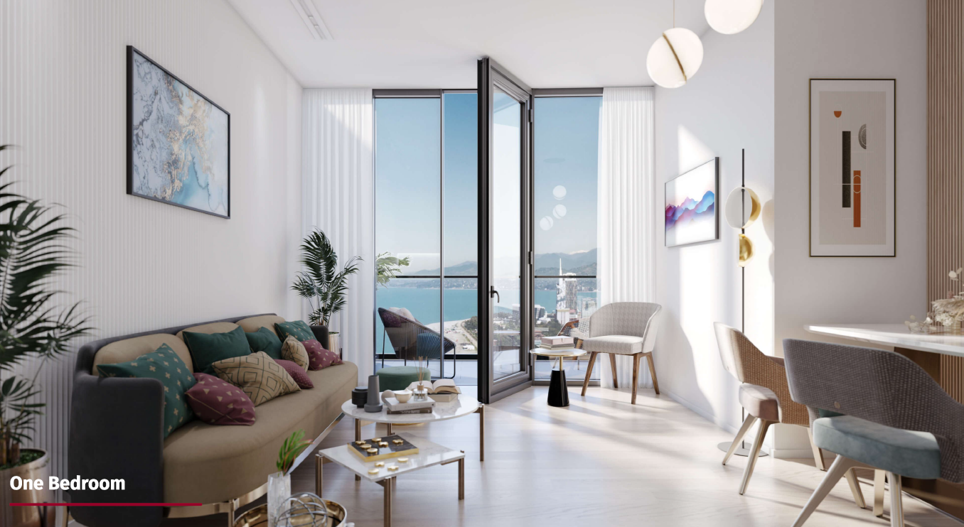 Luxusní a apartmán u  Černého moře v Batumi