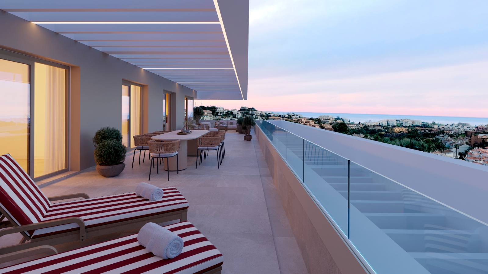 Exkluzivní penthouse s panoramatickými výhledy v srdci Costa del Sol