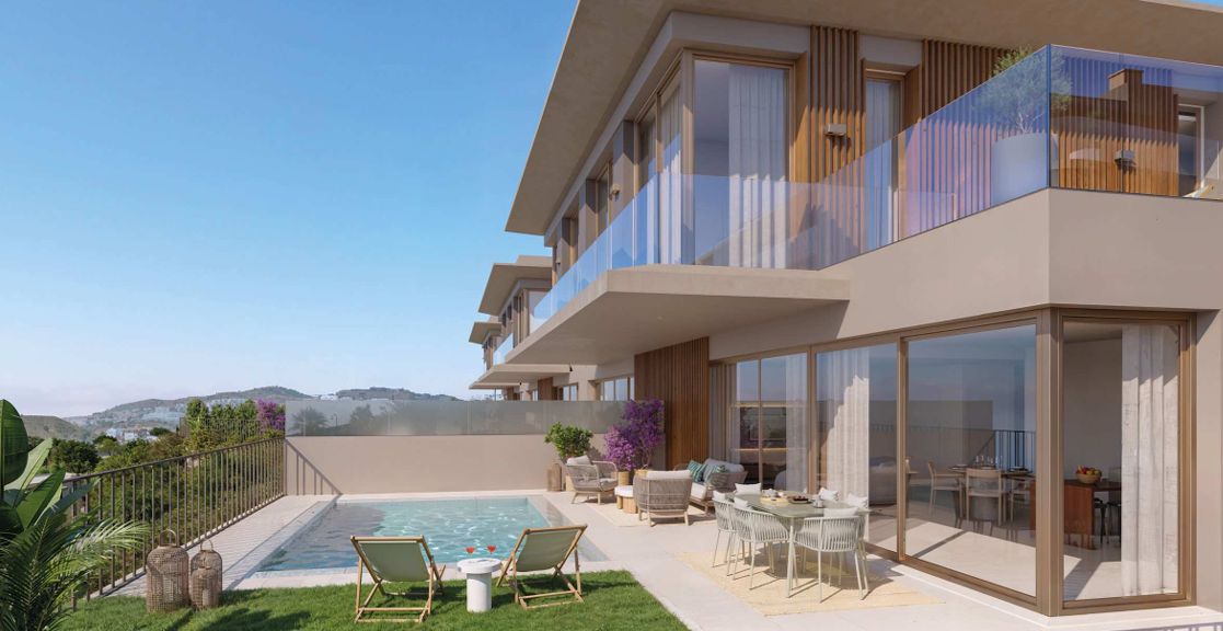Luxusní apartmán s velkou terasou a výhledy